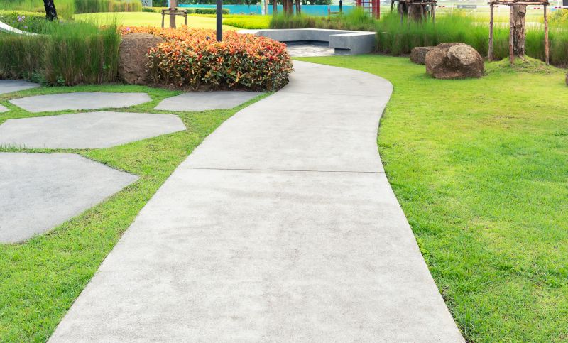 Products For Concrete Walkway Service in use